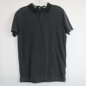 Volcom Medium Short Sleeve Charcoal Polo